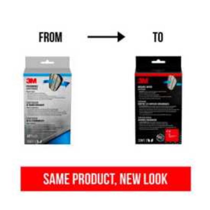 3M N95 Sanding and Lead Paint Removal Replacement Cartridge 6000 Gray 1 pair