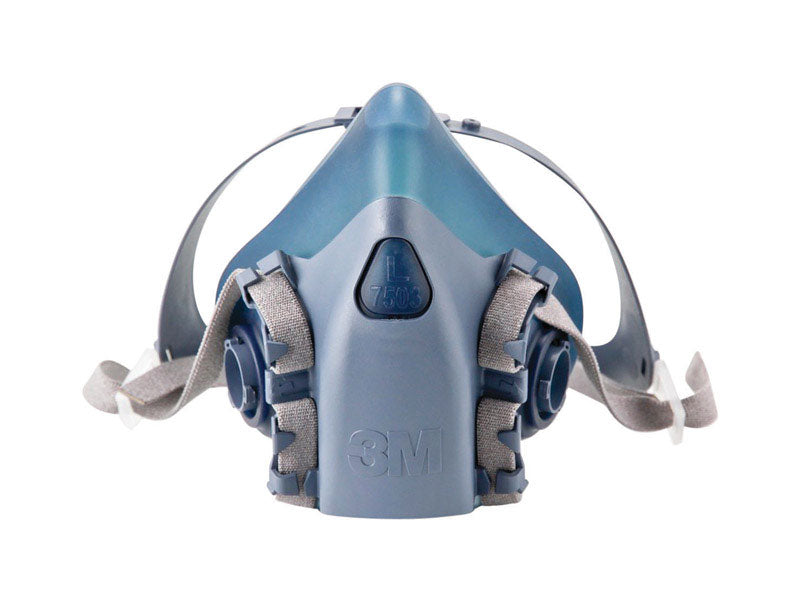 3M Half Face Respirator 7500-Series Blue L