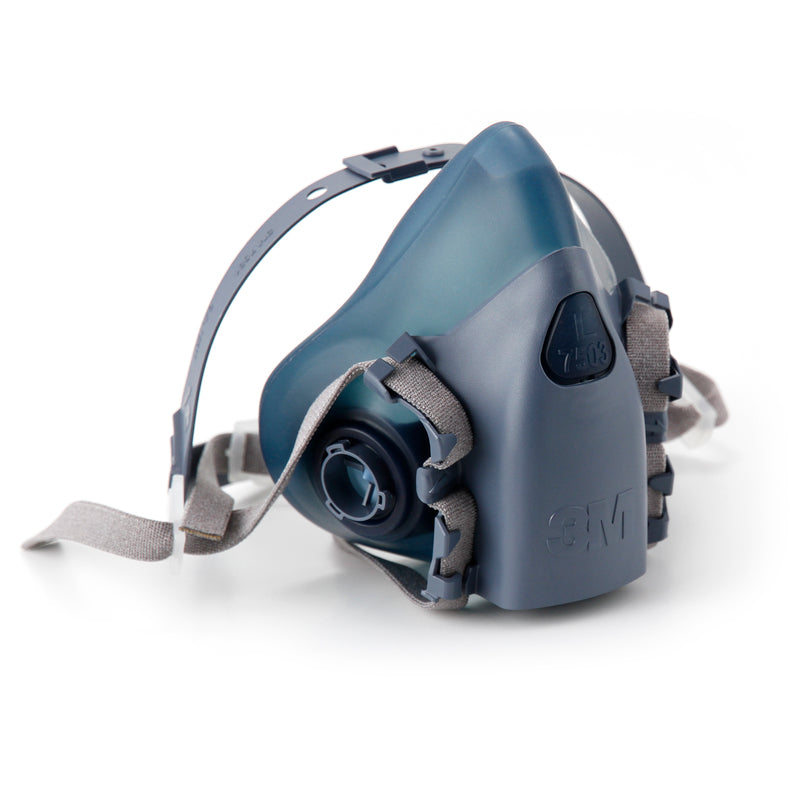 3M Half Face Respirator 7500-Series Blue L
