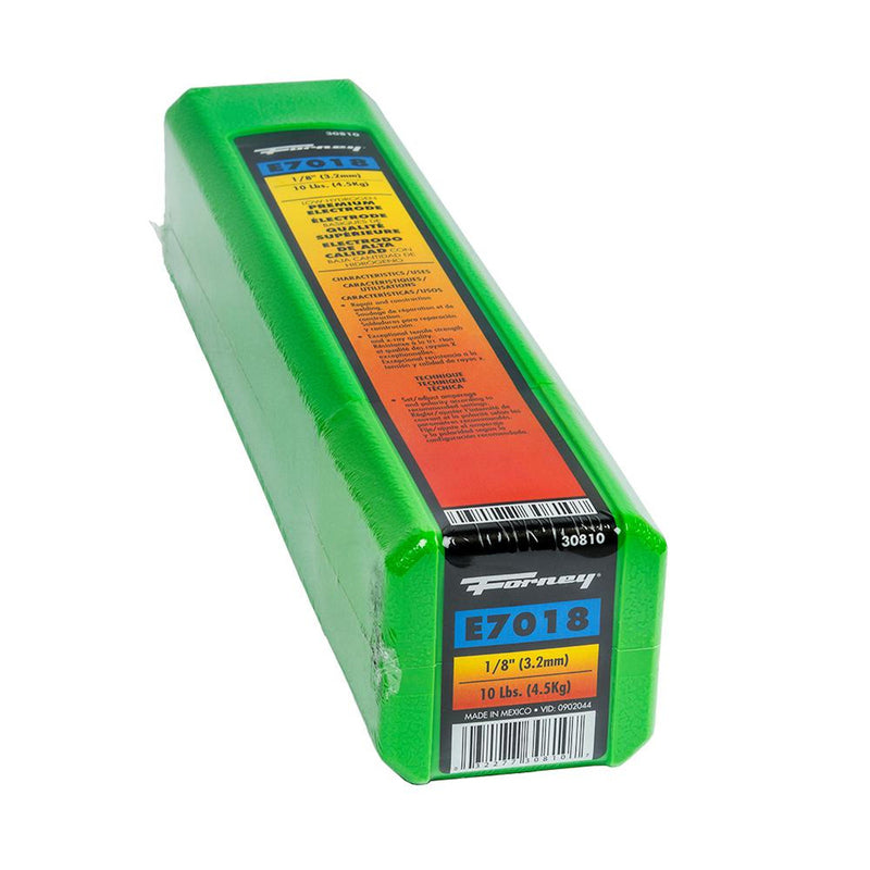 Forney 1/8 in. D X 14 in. L E7018 Mild Steel Welding Electrodes 84000 psi 10 lb