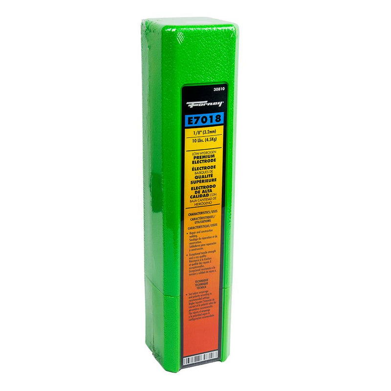 Forney 1/8 in. D X 14 in. L E7018 Mild Steel Welding Electrodes 84000 psi 10 lb