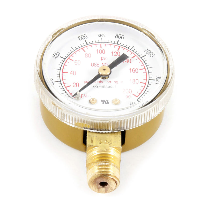 Forney 2 in. W Low Pressure Regulator Gauge Oxygen