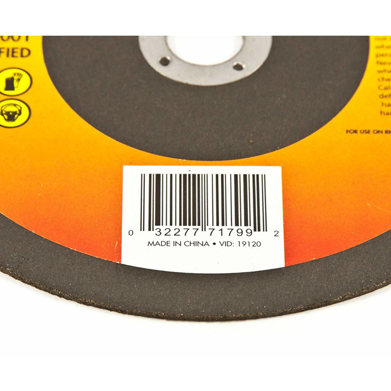 Forney 6 in. D X 5/8 in. Aluminum Oxide Metal Cut-Off Wheel