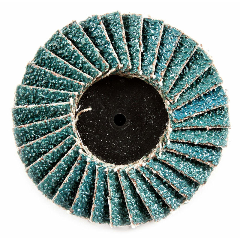 Forney 2 in. D Aluminum Oxide Thread Arbor Flap Disc 80 Grit