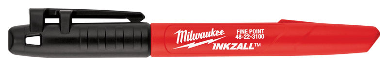 Milwaukee Inkzall Black Fine Tip Jobsite Marker