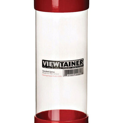 Viewtainer 3 in. W X 8 in. H Slit Top Container Plastic Red