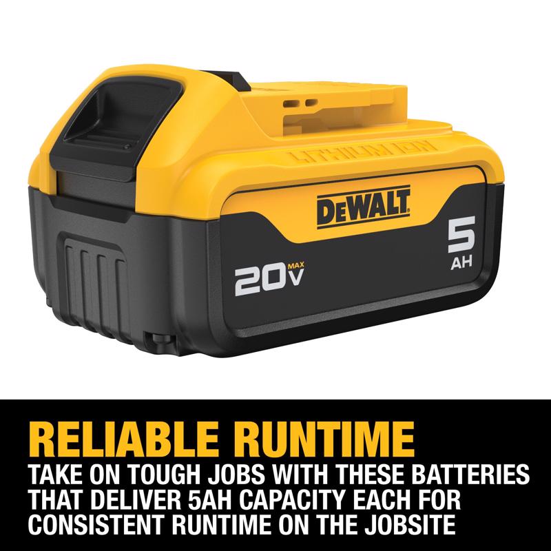 DeWalt 20V MAX DCB205 5 Ah Lithium-Ion Battery