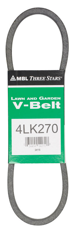 Mitsuboshi Super KB Standard V-Belt 0.5 in. W X 27 in. L For Riding Mowers