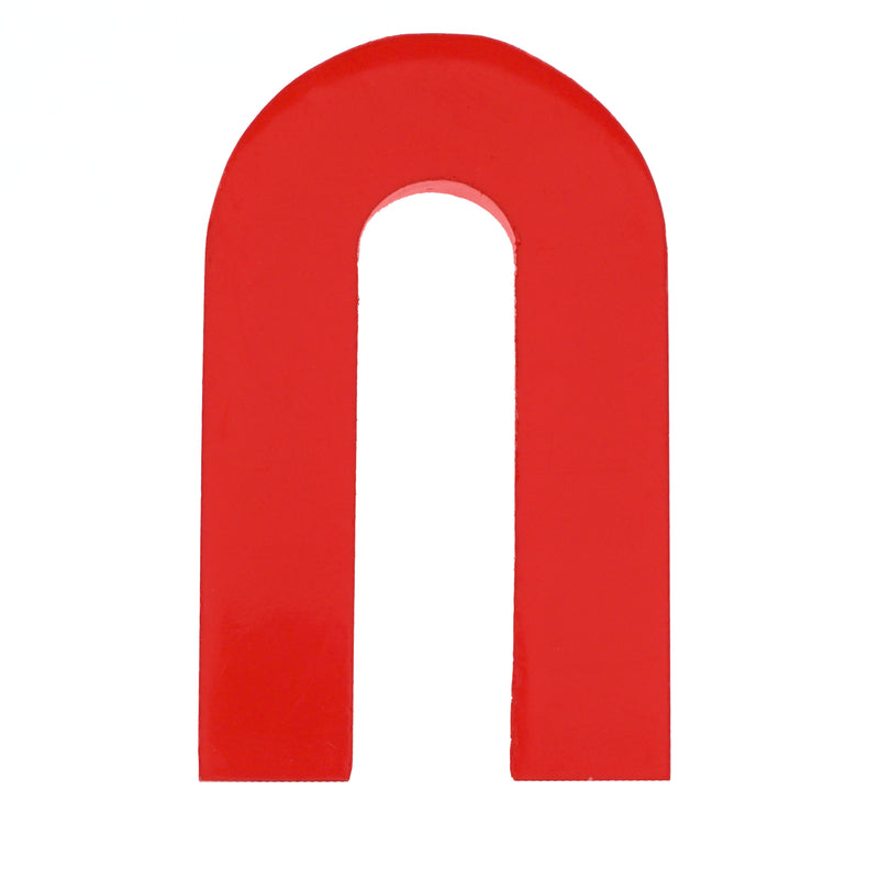Magnet Source 2.375 in. L X 1.187 in. W Red Horseshoe Magnet 3 lb. pull