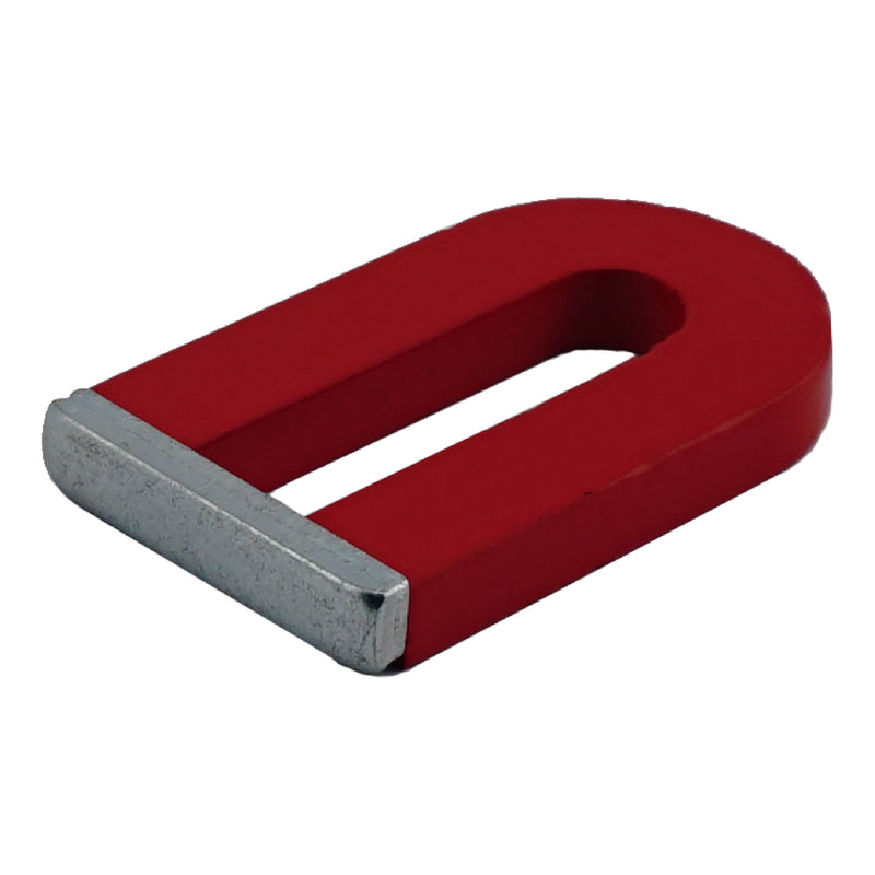 Magnet Source 2.375 in. L X 1.187 in. W Red Horseshoe Magnet 3 lb. pull