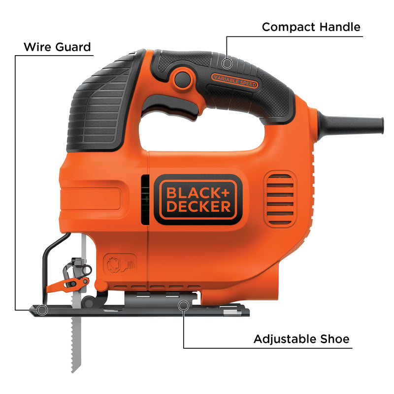 Black+Decker 4.5 amps Corded Jig Saw Tool Only