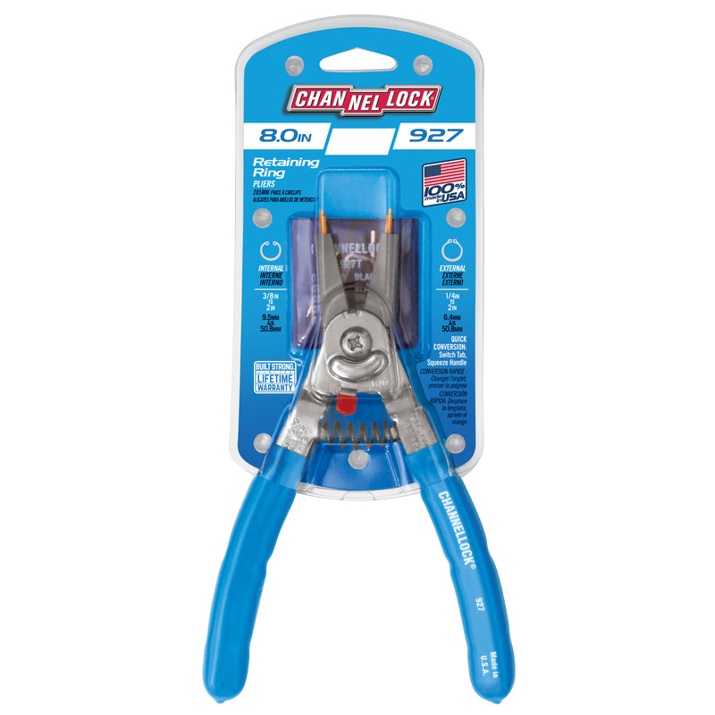Channellock 8 in. Steel Retaining Ring Pliers