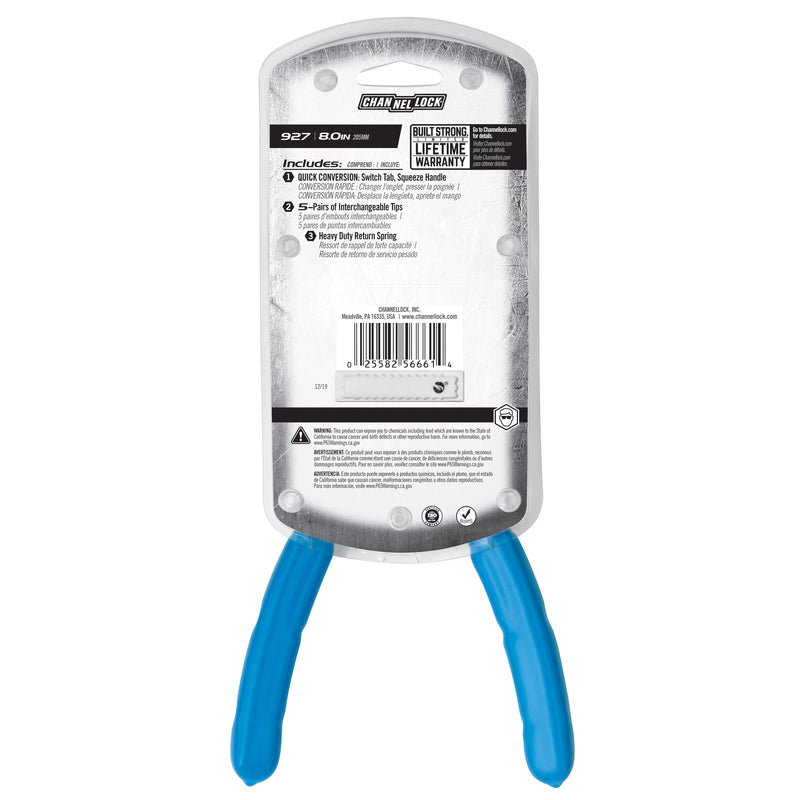 Channellock 8 in. Steel Retaining Ring Pliers