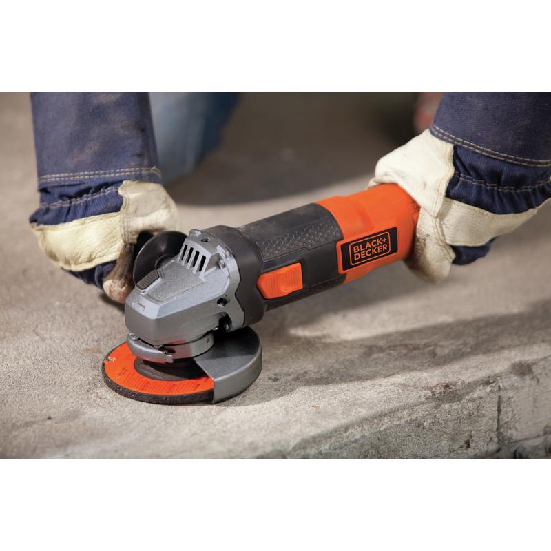 Black+Decker 6 amps Corded 4-1/2 in. Angle Grinder Tool Only
