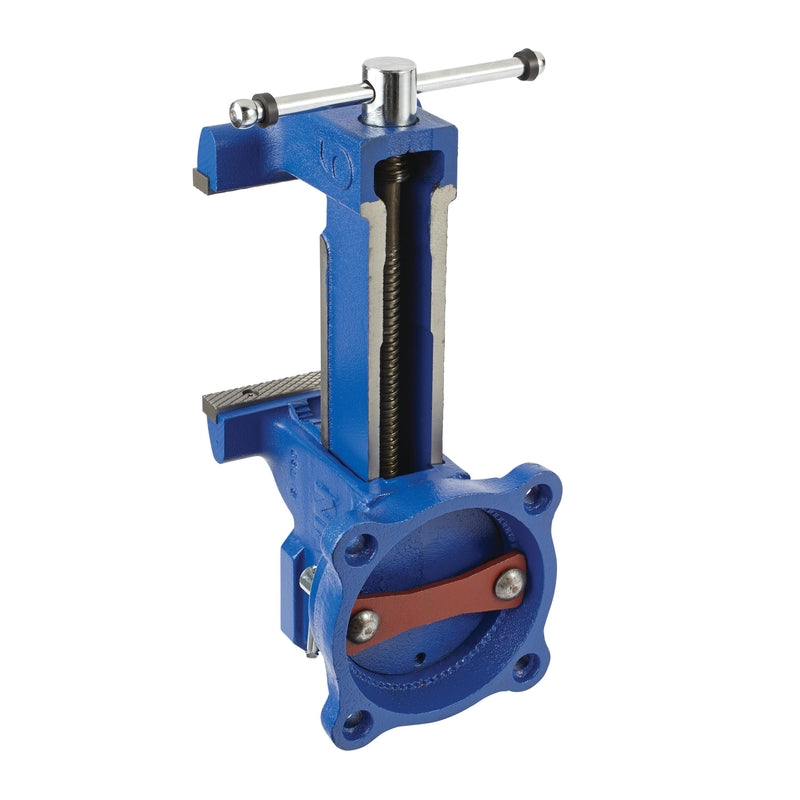 Irwin 5 in. Steel Workshop Bench Vise Swivel Base