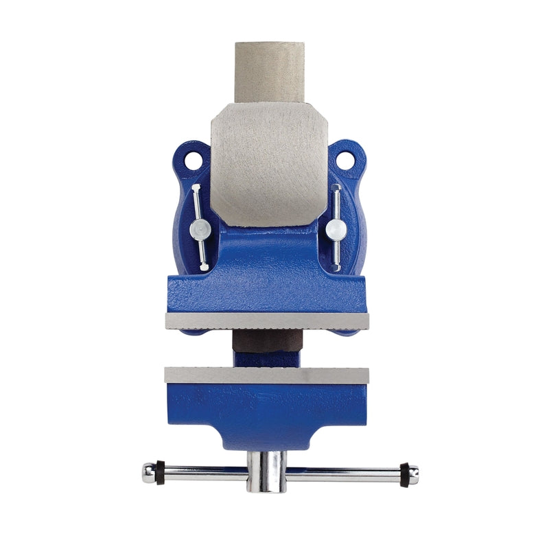 Irwin 6 in. Steel Workshop Bench Vise Swivel Base