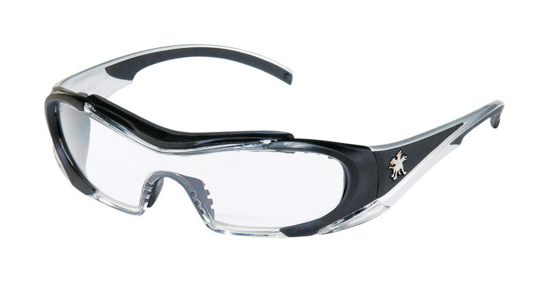Safety Works Hellion Anti-Fog Safety Glasses Clear Lens Black Frame