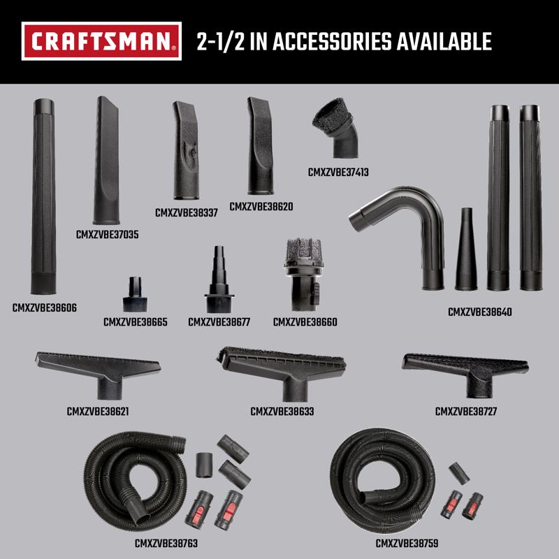 Craftsman 11 in. L X 7 in. W X 2-1/2 in. D LED Car Nozzle