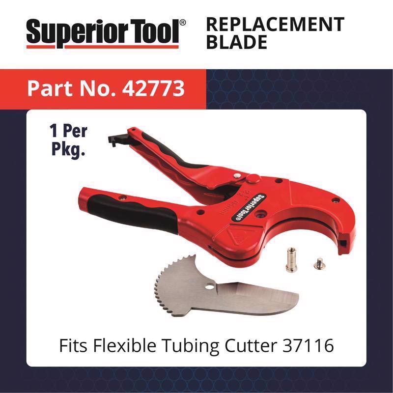 Superior Tool 2-1/2 in. Ratcheting Pipe Cutter 10 in. L Black/Red