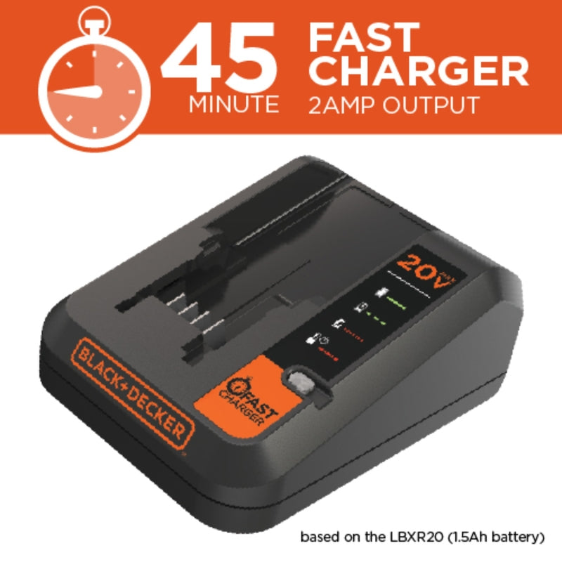Black+Decker 20 V Lithium-Ion Battery Charger
