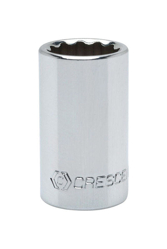 Crescent 1 in. X 1/2 in. drive SAE 12 Point Standard Socket
