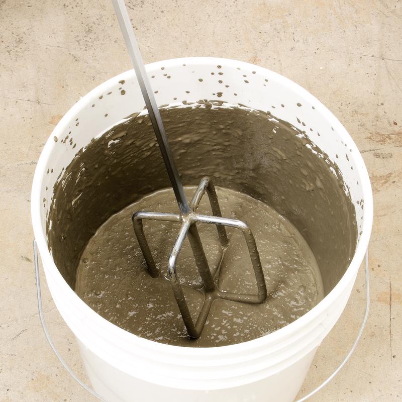 QEP 4.8 in. H X 4.8 in. W X 22 in. L X 0.37 in. D Steel Grout Mixing Paddle