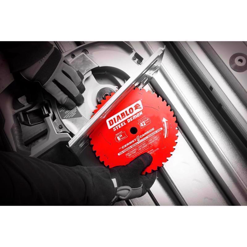 Diablo Steel Demon 8 in. D X 5/8 in. Cermet Metal Saw Blade 42 teeth