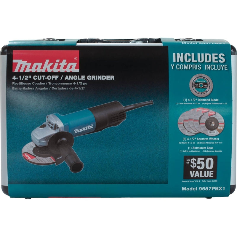 Makita 7.5 amps Corded 4-1/2 in. Cut-Off/Angle Grinder