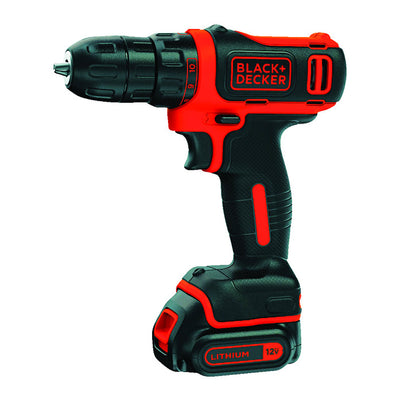 Black+Decker 12V MAX 3/8 in. Brushed Cordless Drill/Driver Kit (Battery & Charger)