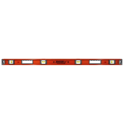 Johnson 48 in. Aluminum Magnetic I-Beam Level 4 vial