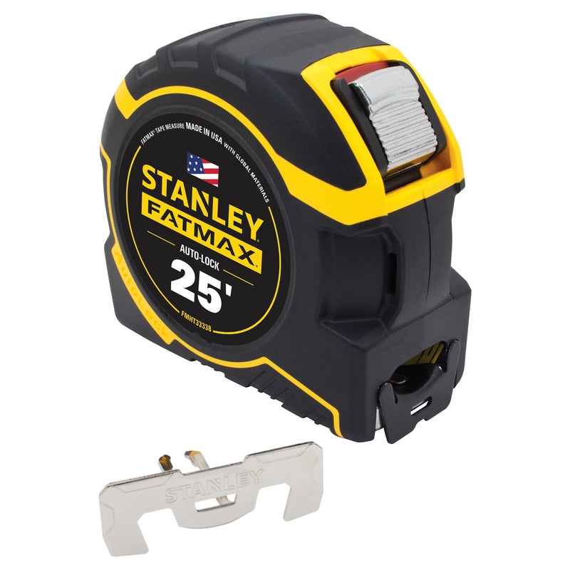 Stanley Fatmax 25 ft. L X 1.25 in. W Compact Wide Blade Auto Lock Tape Measure