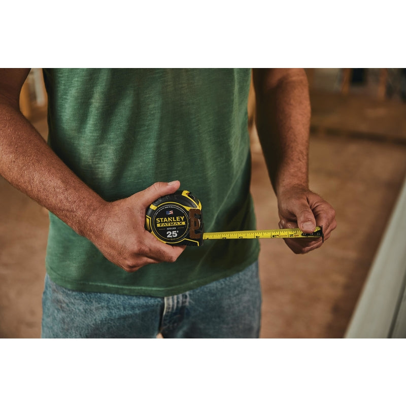 Stanley Fatmax 25 ft. L X 1.25 in. W Compact Wide Blade Auto Lock Tape Measure