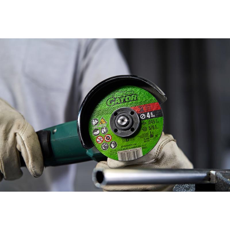 Gator 4 in. D X 5/8 in. Aluminum Oxide Cut-Off Wheel