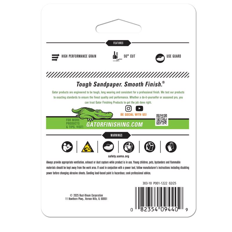Gator 3 in. D X 3/8 in. Aluminum Oxide Metal Cut-Off Blade