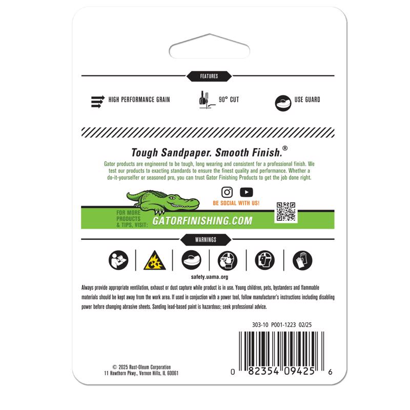 Gator 3 in. D X 3/8 in. Aluminum Oxide Metal Cut-Off Blade 5 pc