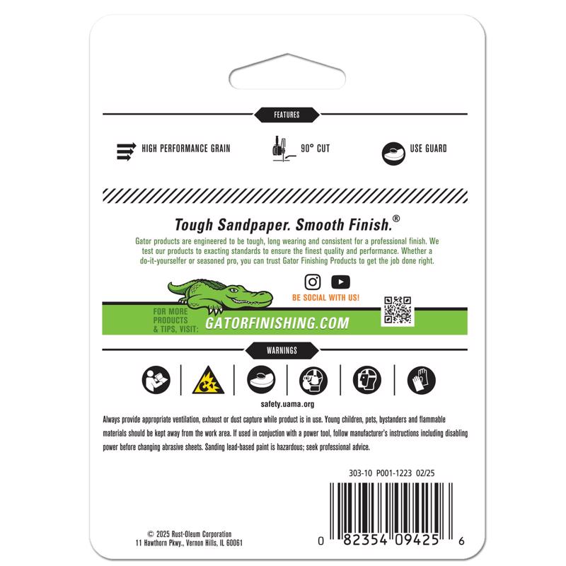 Gator 3 in. D X 3/8 in. Aluminum Oxide Metal Cut-Off Blade 5 pc