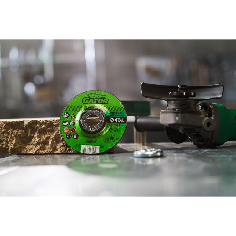 Gator 4-1/2 in. D X 5/8-11 in. Masonry Grinding Wheel
