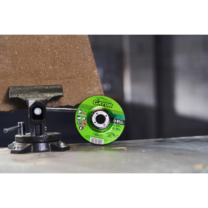 Gator 4-1/2 in. D X 7/8 in. Masonry Grinding Wheel