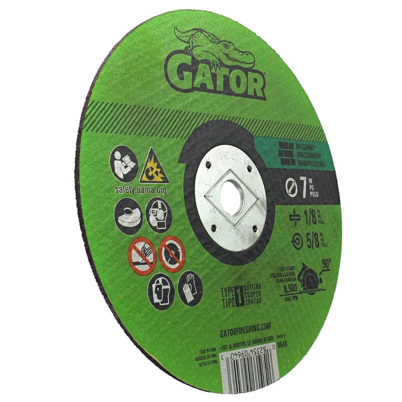 Gator 7 in. D X 5/8 in. Aluminum Oxide Masonry Cut-Off Blade