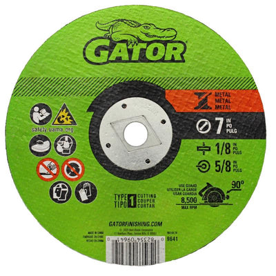 Gator 7 in. D X 5/8 in. Aluminum Oxide Metal Cut-Off Blade