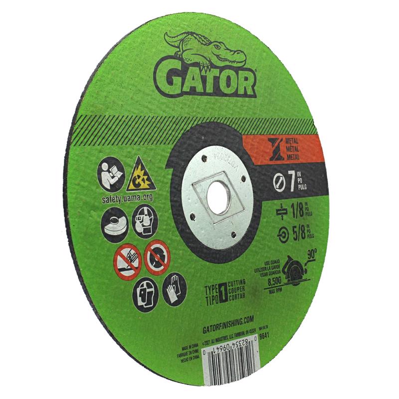 Gator 7 in. D X 5/8 in. Aluminum Oxide Metal Cut-Off Blade