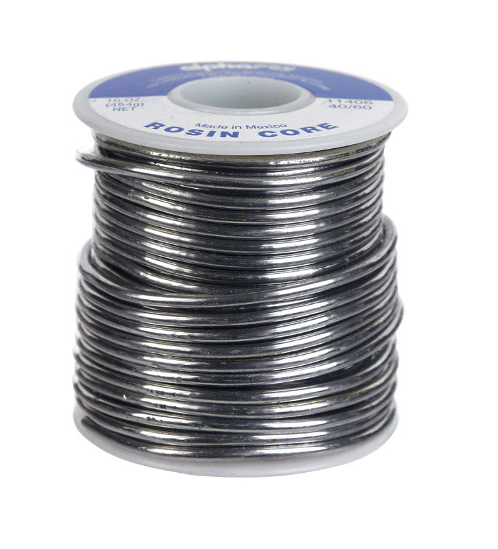 Alpha Fry 16 oz Rosin Core Solder Wire 0.09 in. D Tin/Lead 40/60
