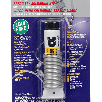 Alpha Fry 3/4 oz Lead-Free Soldering Kit 0.062 in. D Tin/Silver