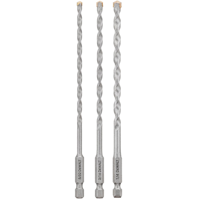 DeWalt Carbide Tipped Impact Drilling Set Hex Shank 3 pc