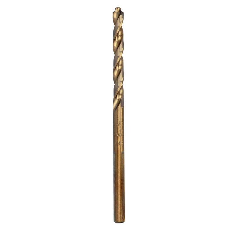DeWalt ELITE SERIES 3/16 in. X 3.5 in. L Cobalt Steel Pilot Point Drill Bit Round Shank