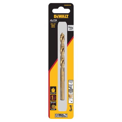DeWalt 5/16 in. X 4 1/2 in. L Cobalt Steel Pilot Point Drill Bit Round Shank