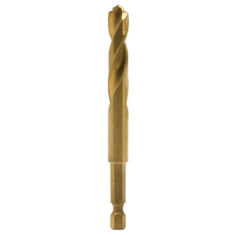 DeWalt Impact Ready 3/8 in. X 4 in. L High Speed Steel Drill Bit Quick-Change Hex Shank