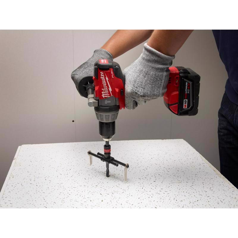 Milwaukee 2 to 7 in. Bi-Metal 1/4 in. L X 1/4 in. D Adjustable Hole Cutter