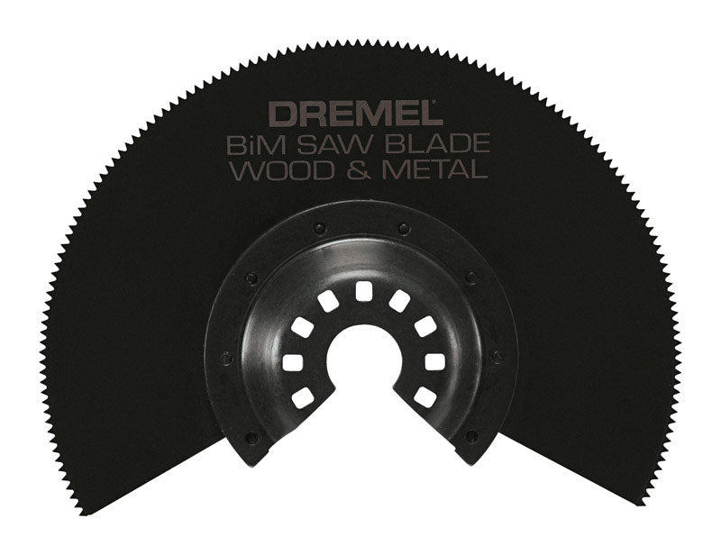 Dremel Multi-Max 3.375 in. X 3 in. L Bi-Metal Half-Moon Drywall Saw Blade