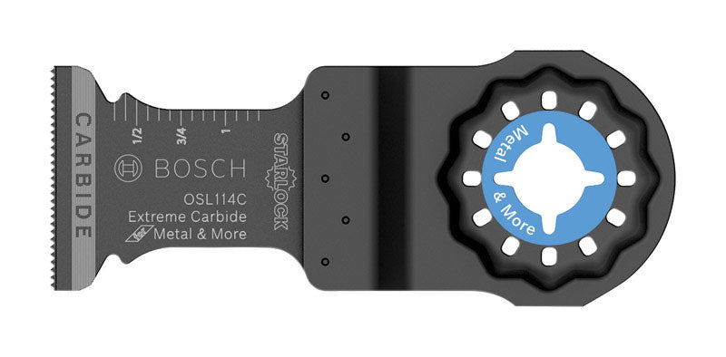 Bosch Starlock 1-1/4 in. X 4 in. L Carbide Plunge Blade